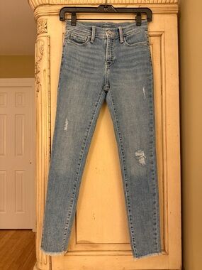 Light Blue Kids Skinny Jeans - Classic Stretch Denim